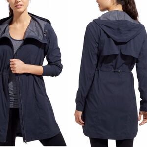 Athleta Navy Hooded Jacket